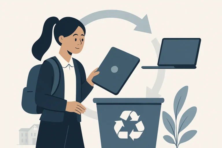 A school laptop recycling scheme that works